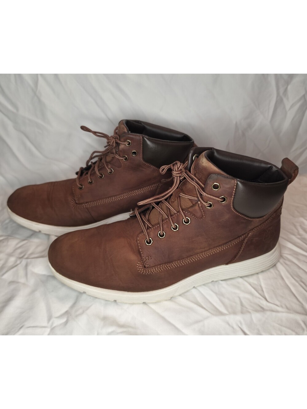 Timberland Killington Chukka Boots Mens 10.5 Rust Brown Leather TB0A6BG1EM